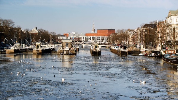 Amsterdam frozen canals, Stopera