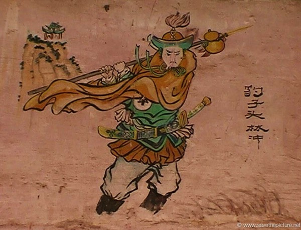 China Shaolin Dharma hall paintings 1