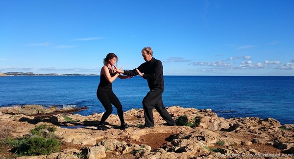 Ibiza retreats Natural Tuning and Detox pushing hands