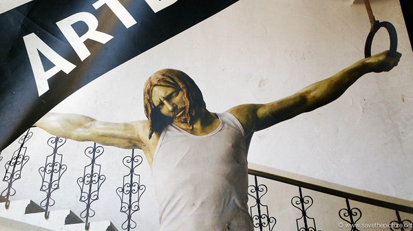 Jesus at Prague Art exibition
