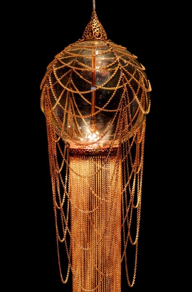 Lifestyle, Robert Nollet, sensual light objects, Copper Lamp 13 - C