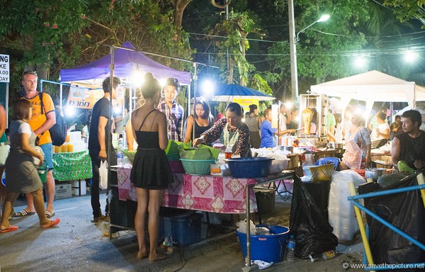 The Lamai night market food festival