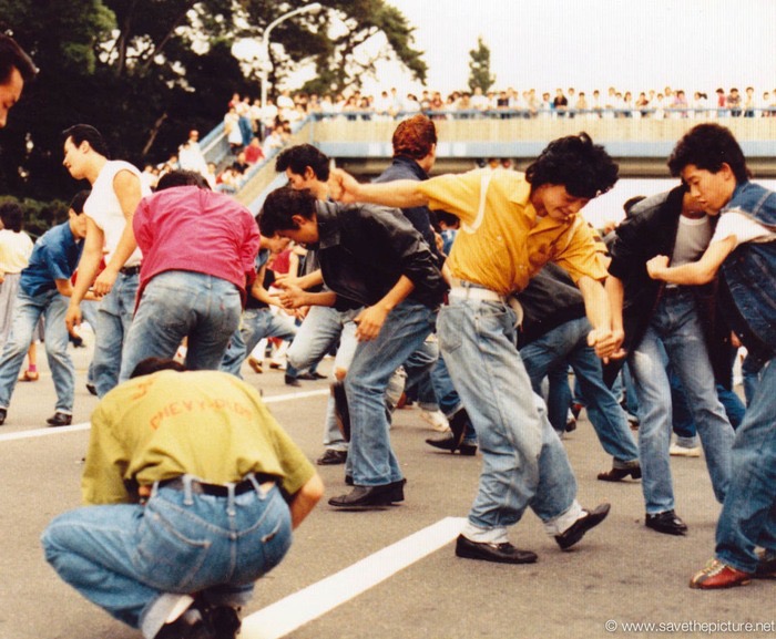 Rockabillies, dancing at Yoyogipark Tokyo