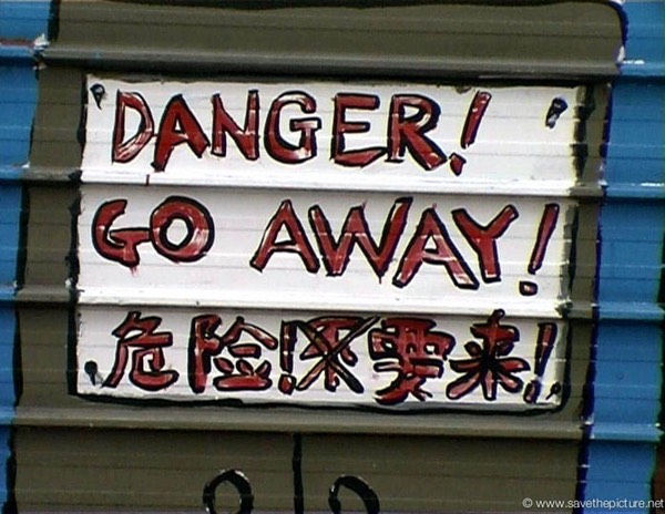 Singapore graffiti danger go away