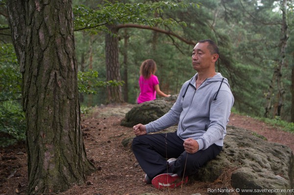 Taikiken Natural Tuning 2016, early morning Wuji style sitting meditation