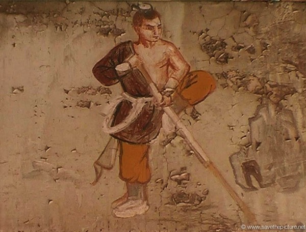 China Shaolin Dharma hall paintings 16