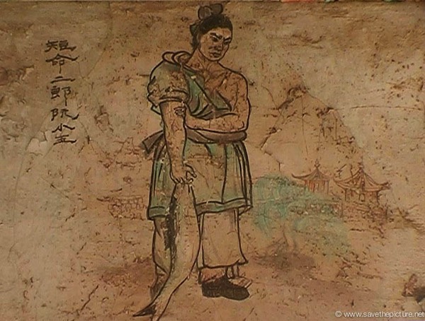 China Shaolin Dharma hall paintings 21