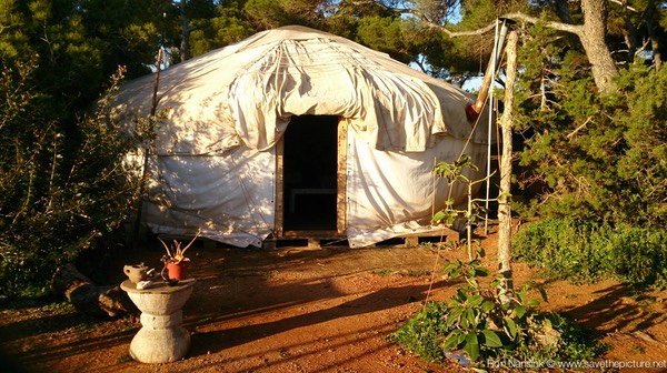Ibiza retreats Natural Tuning and Detox Yurt