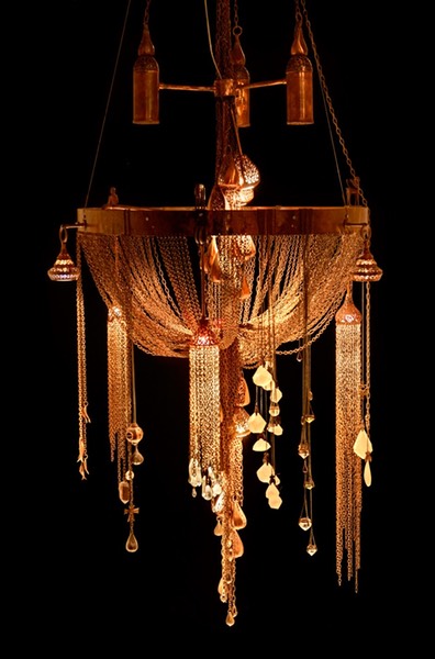Lifestyle, Robert Nollet, sensual light objects, Copper Lamp 1